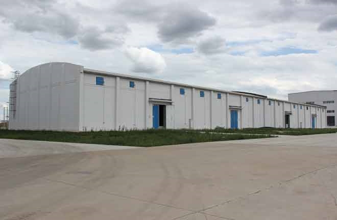 燕麥原糧倉儲(chǔ)庫外部